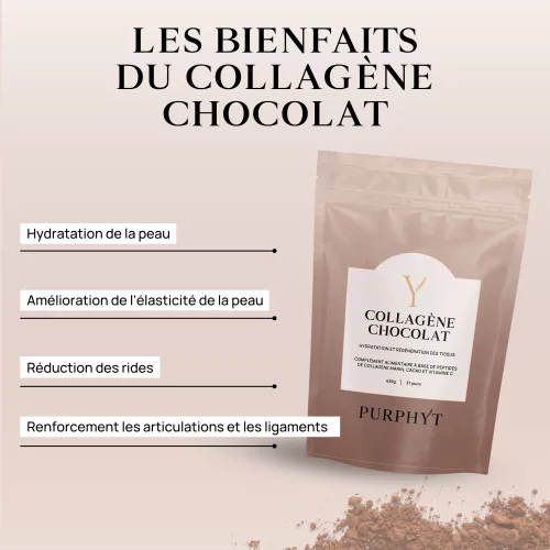 collagène au chocolat